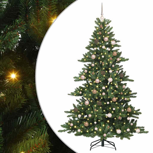 Albero di Natale Artificiale con Rami Pieghevoli 210 cm PVC 3397677