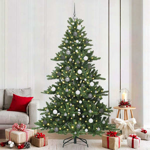Albero di Natale Artificiale con Rami Pieghevoli 210 cm PVC 3397678