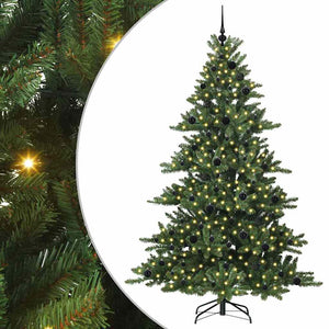 Albero di Natale Artificiale con Rami Pieghevoli 210 cm PVC 3397680