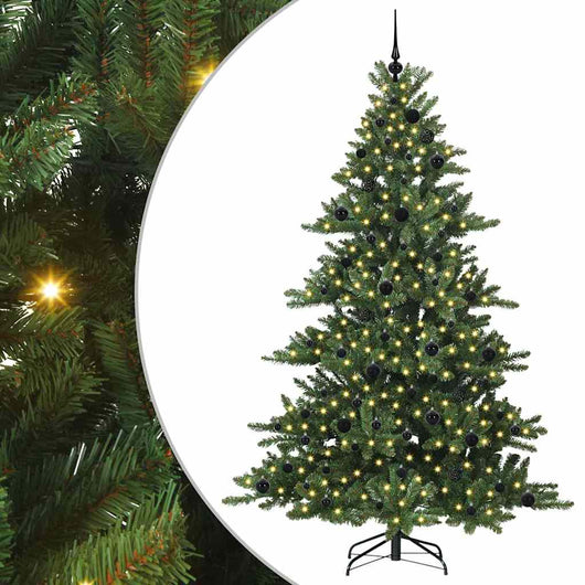 Albero di Natale Artificiale con Rami Pieghevoli 210 cm PVC 3397680