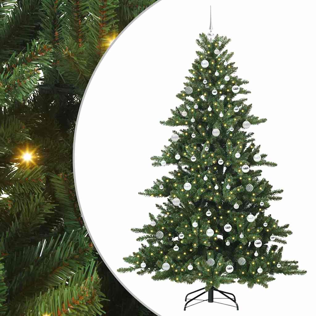 Albero di Natale Artificiale con Rami Pieghevoli 210 cm PVC 3397684
