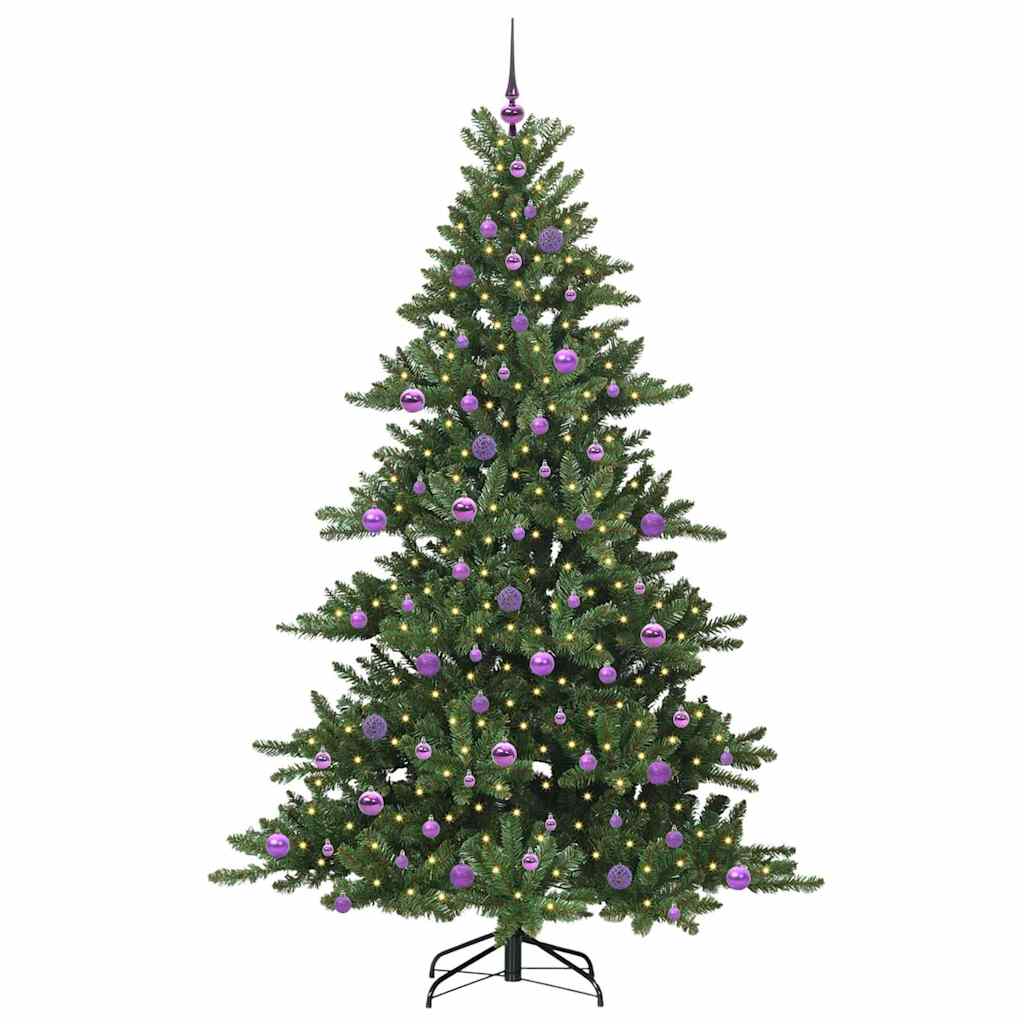 Albero di Natale Artificiale con Rami Pieghevoli 210 cm PVC 3397685