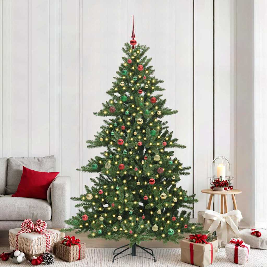 Albero di Natale Artificiale con Rami Pieghevoli 210 cm PVC 3397687