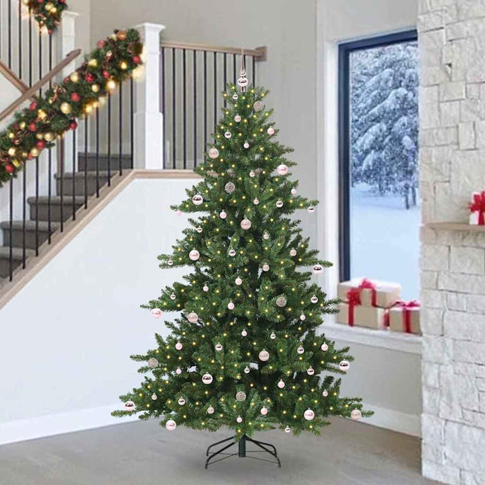 Albero di Natale Artificiale con Rami Pieghevoli 240 cm PVC 3397694