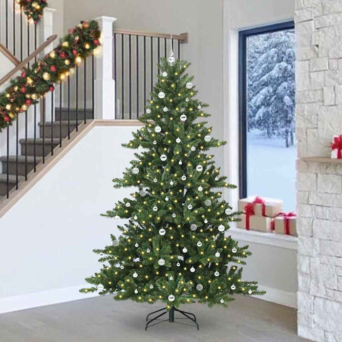 Albero di Natale Artificiale con Rami Pieghevoli 240 cm PVC 3397697