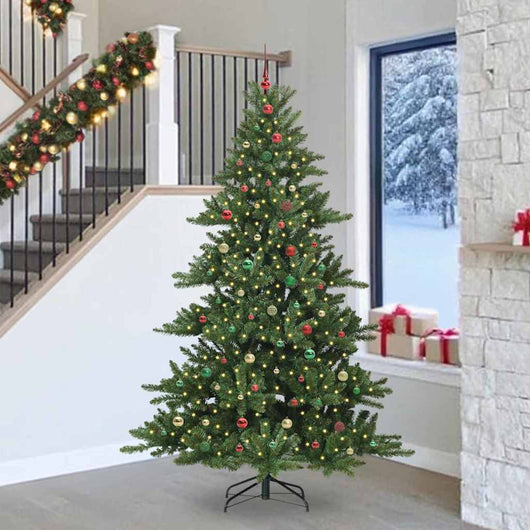 Albero di Natale Artificiale con Rami Pieghevoli 240 cm PVC 3397700