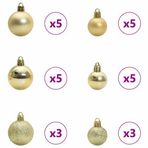 Albero di Natale Artificiale con Rami Pieghevoli 240 cm PVC 3397700