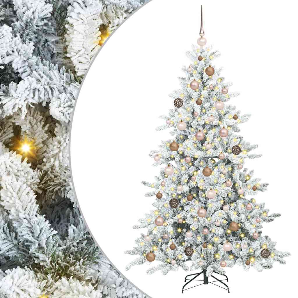 Albero di Natale Artificiale con Rami Pieghevoli 180 cm PVC 3397716