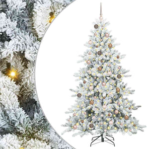 Albero di Natale Artificiale con Rami Pieghevoli 210 cm PVC 3397729