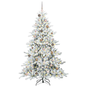 Albero di Natale Artificiale con Rami Pieghevoli 210 cm PVC 3397729