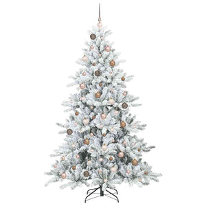 Albero di Natale Artificiale con Rami Pieghevoli 210 cm PVC 3397729