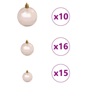 Albero di Natale Artificiale con Rami Pieghevoli 210 cm PVC 3397729