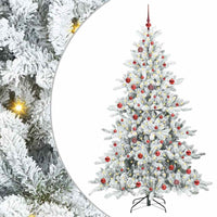 Albero di Natale Artificiale con Rami Pieghevoli 210 cm PVC 3397731