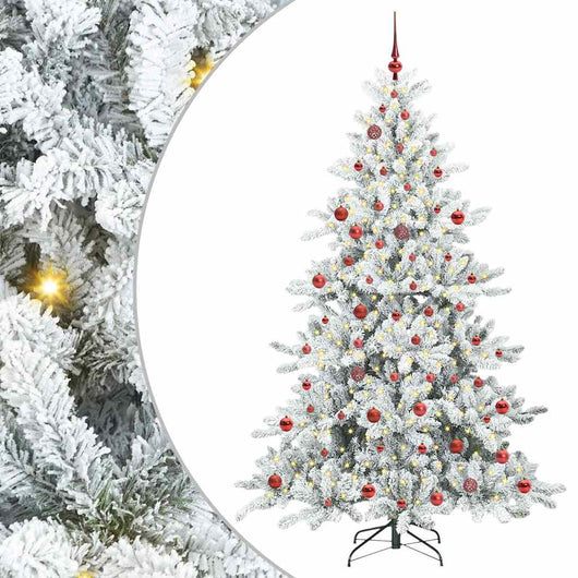 Albero di Natale Artificiale con Rami Pieghevoli 210 cm PVC 3397731