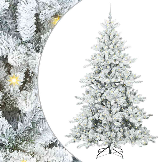Albero di Natale Artificiale con Rami Pieghevoli 210 cm PVC 3397734