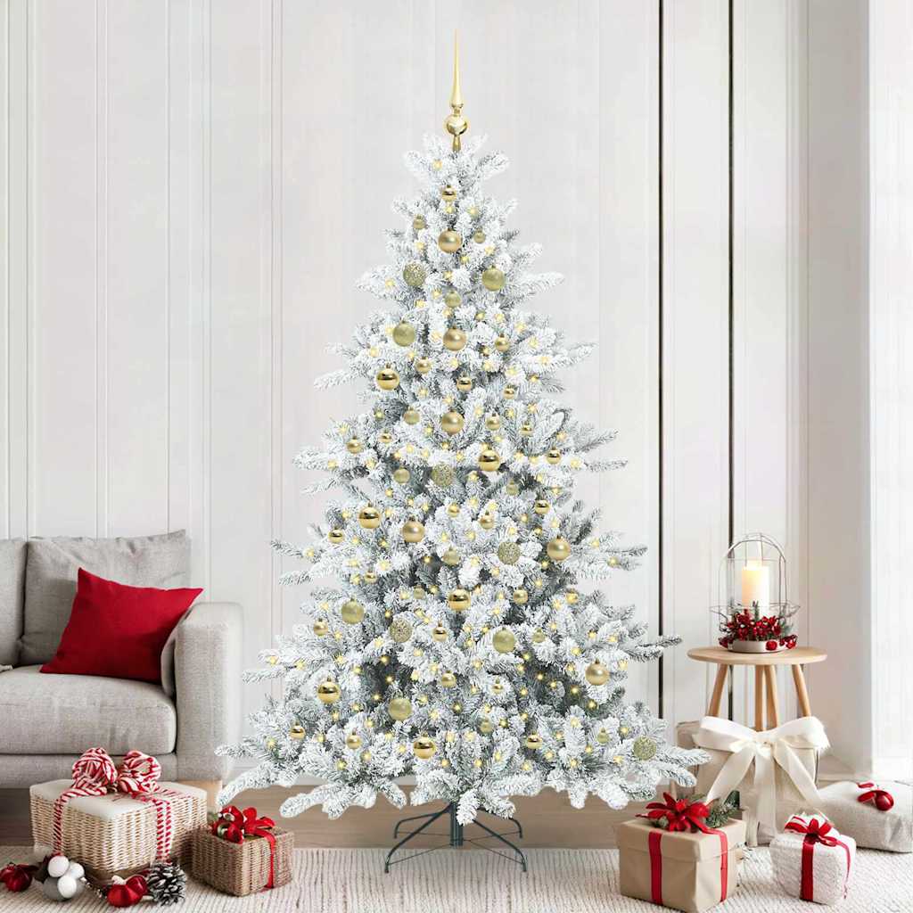 Albero di Natale Artificiale con Rami Pieghevoli 210 cm PVC 3397735