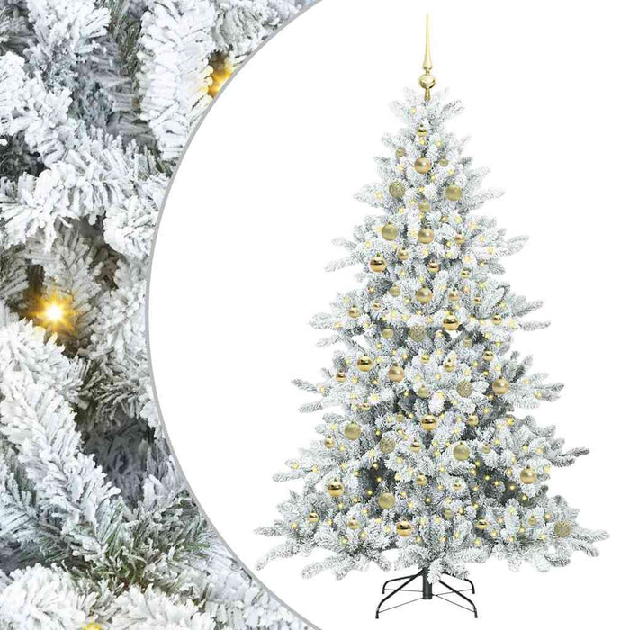Albero di Natale Artificiale con Rami Pieghevoli 210 cm PVC 3397735