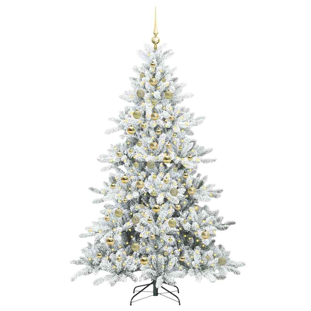 Albero di Natale Artificiale con Rami Pieghevoli 210 cm PVC 3397735