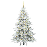 Albero di Natale Artificiale con Rami Pieghevoli 210 cm PVC 3397735