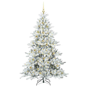 Albero di Natale Artificiale con Rami Pieghevoli 210 cm PVC 3397735