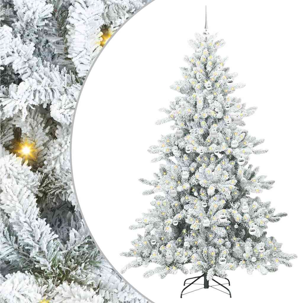 Albero di Natale Artificiale con Rami Pieghevoli 210 cm PVC 3397736