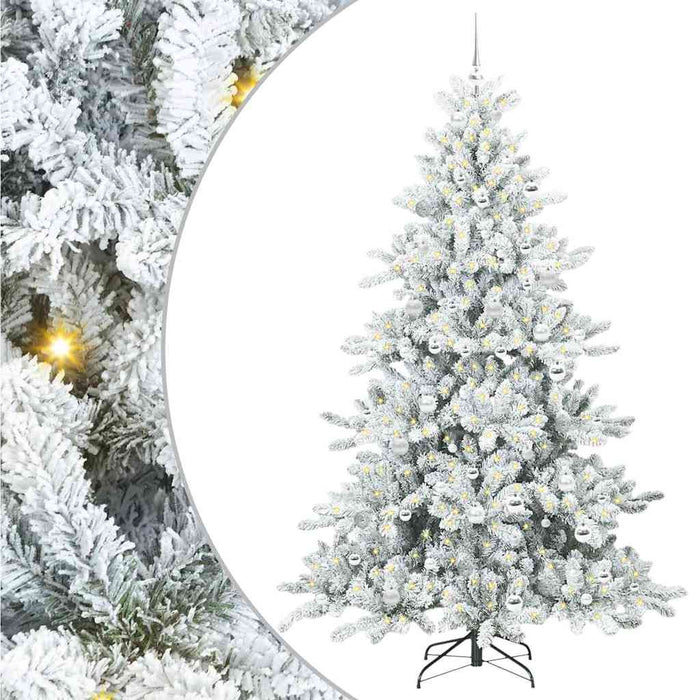 Albero di Natale Artificiale con Rami Pieghevoli 210 cm PVC 3397736