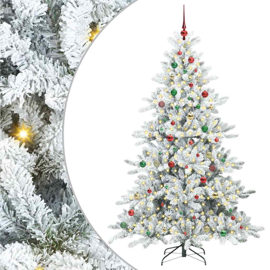 Albero di Natale Artificiale con Rami Pieghevoli 210 cm PVC 3397739
