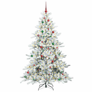 Albero di Natale Artificiale con Rami Pieghevoli 210 cm PVC 3397739