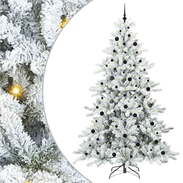 Albero di Natale Artificiale con Rami Pieghevoli 240 cm PVC 3397745