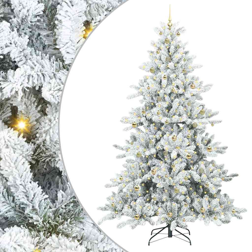 Albero di Natale Artificiale con Rami Pieghevoli 240 cm PVC 3397748