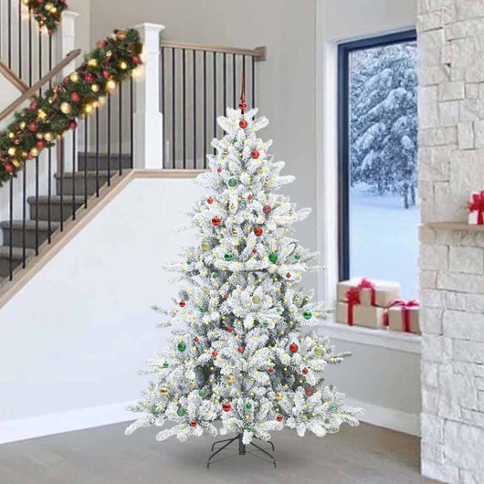 Albero di Natale Artificiale con Rami Pieghevoli 240 cm PVC 3397752