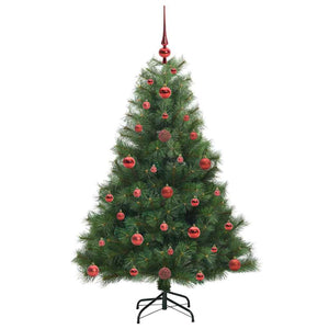 Albero di Natale artificiale con 150 LED Verde 120 cm PE e PVC 3397757