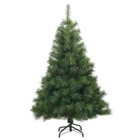 Albero di Natale artificiale con 150 LED Verde 120 cm PE e PVC 3397757