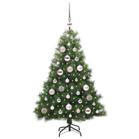 Albero di Natale artificiale con 150 LED Verde 120 cm PE e PVC 3397759