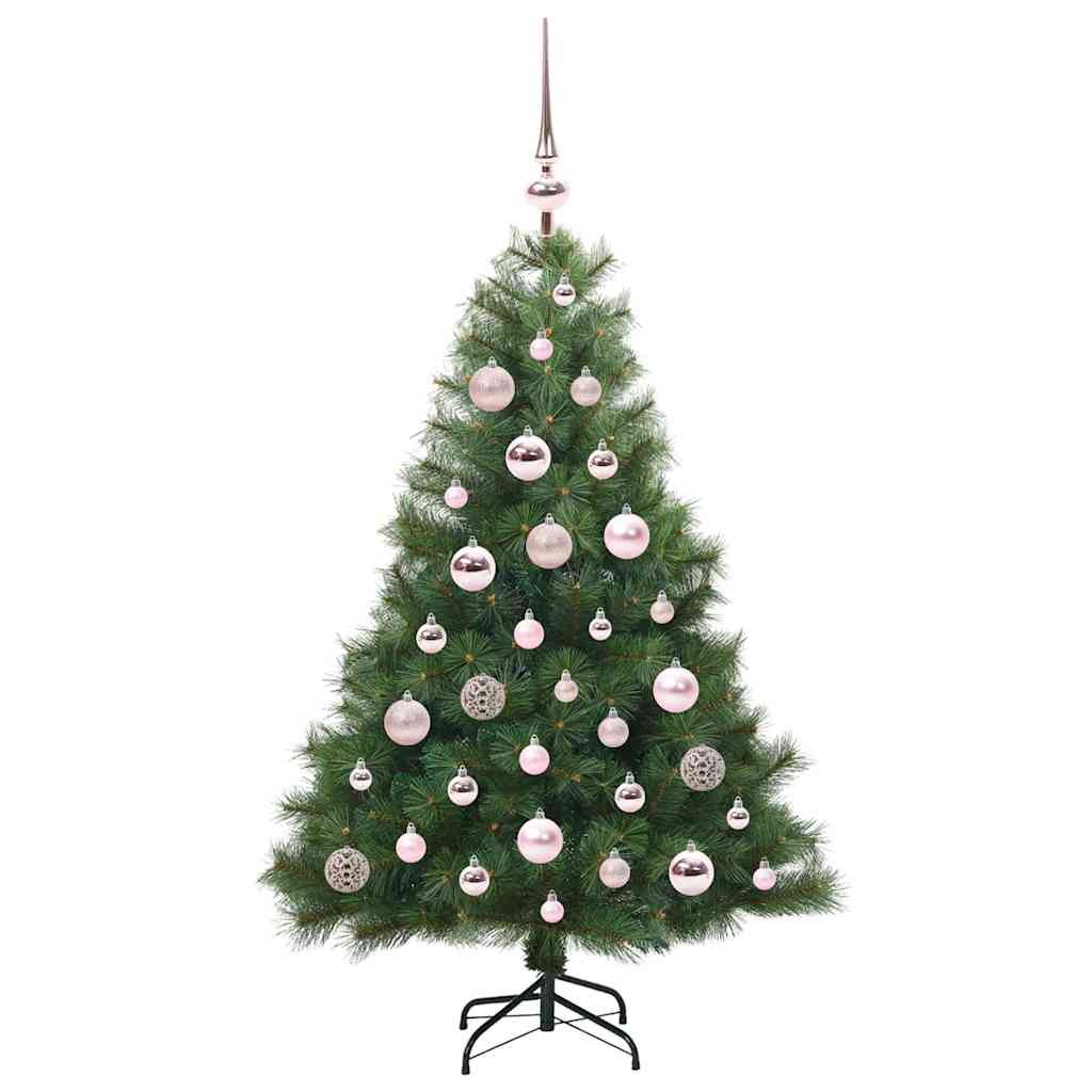 Albero di Natale artificiale con 150 LED Verde 120 cm PE e PVC 3397759
