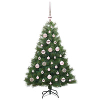 Albero di Natale artificiale con 150 LED Verde 120 cm PE e PVC 3397759