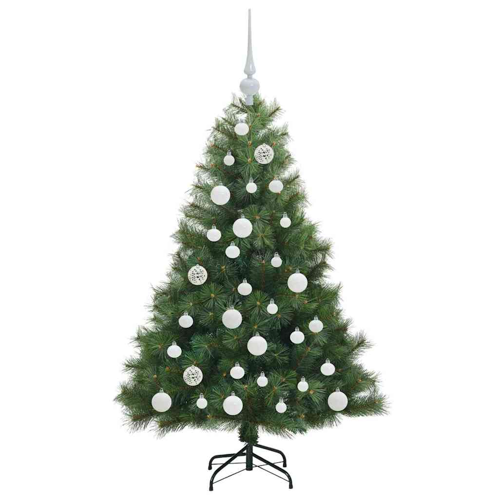 Albero di Natale artificiale con 150 LED Verde 120 cm PE e PVC 3397760