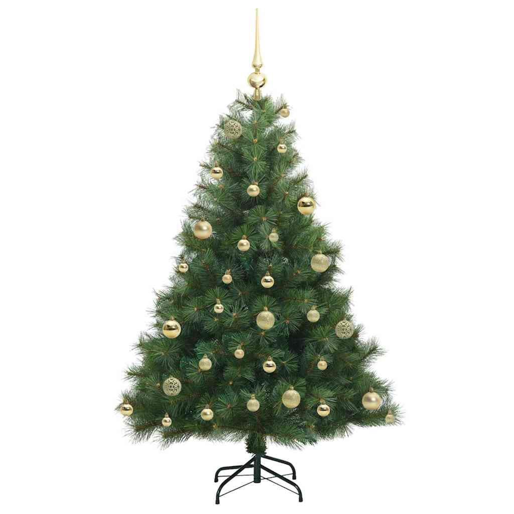 Albero di Natale artificiale con 150 LED Verde 120 cm PE e PVC 3397761