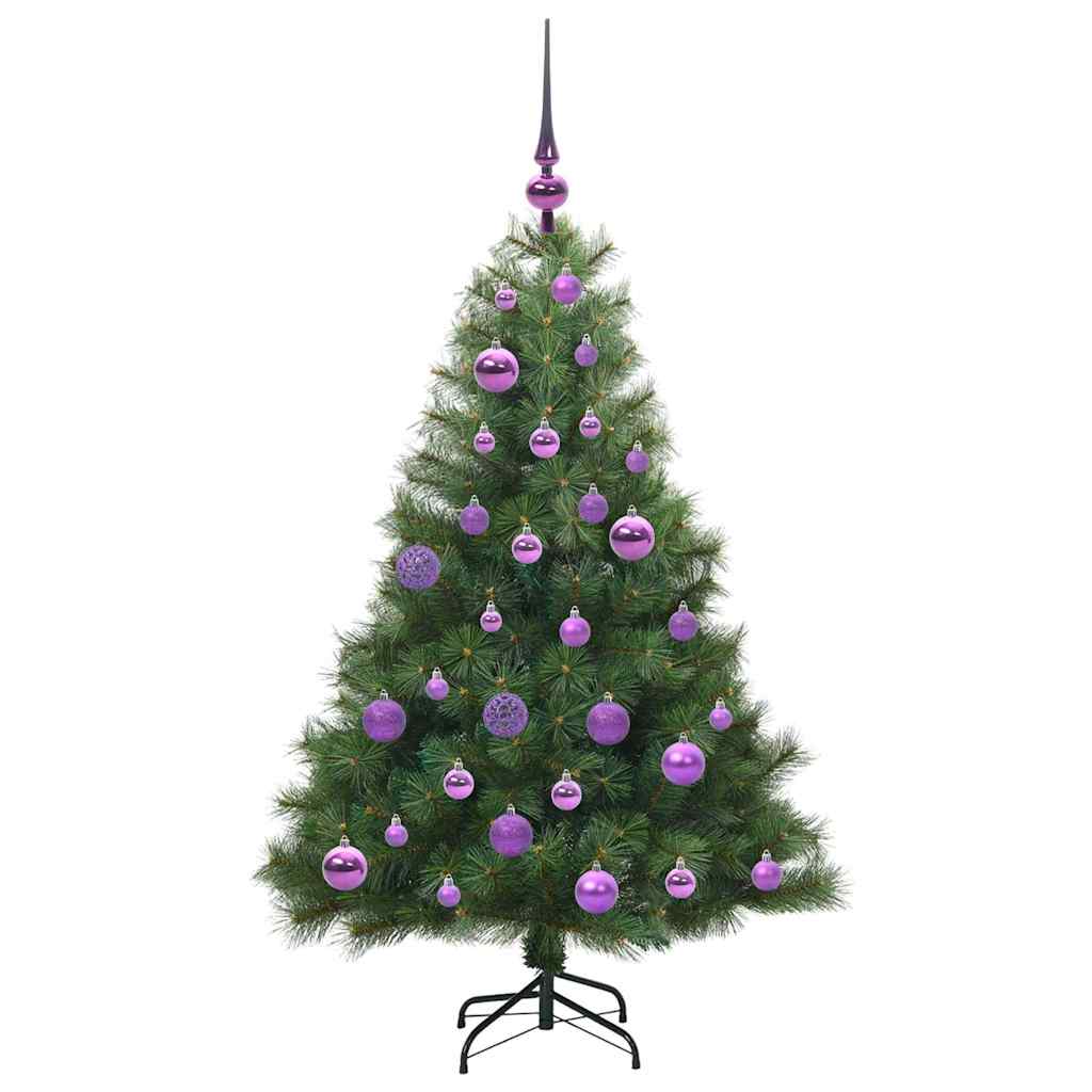 Albero di Natale artificiale con 150 LED Verde 120 cm PE e PVC 3397763
