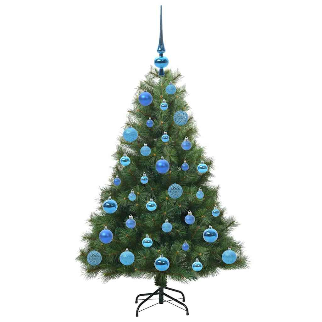 Albero di Natale artificiale con 150 LED Verde 120 cm PE e PVC 3397764