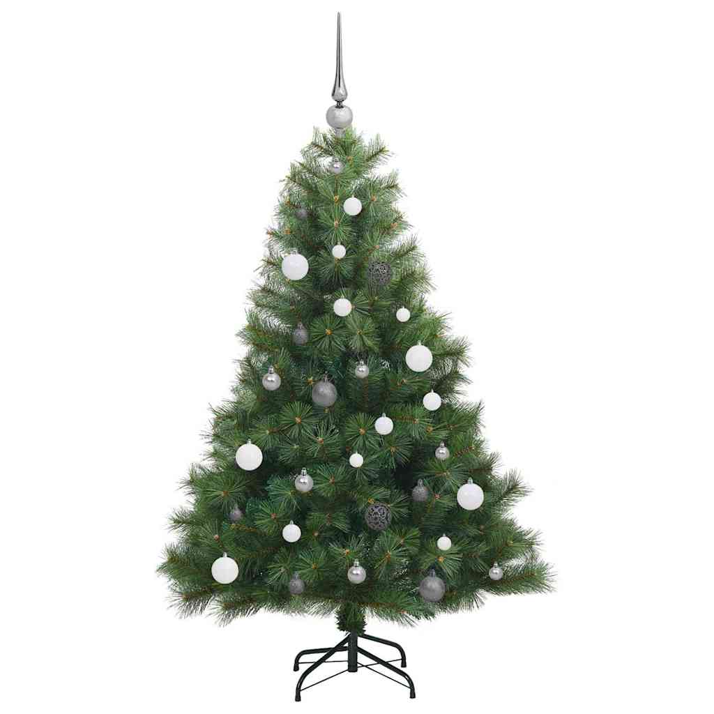 Albero di Natale artificiale con 150 LED Verde 150 cm PE e PVC 3397769