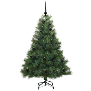 Albero di Natale artificiale con 150 LED Verde 150 cm PE e PVC 3397771