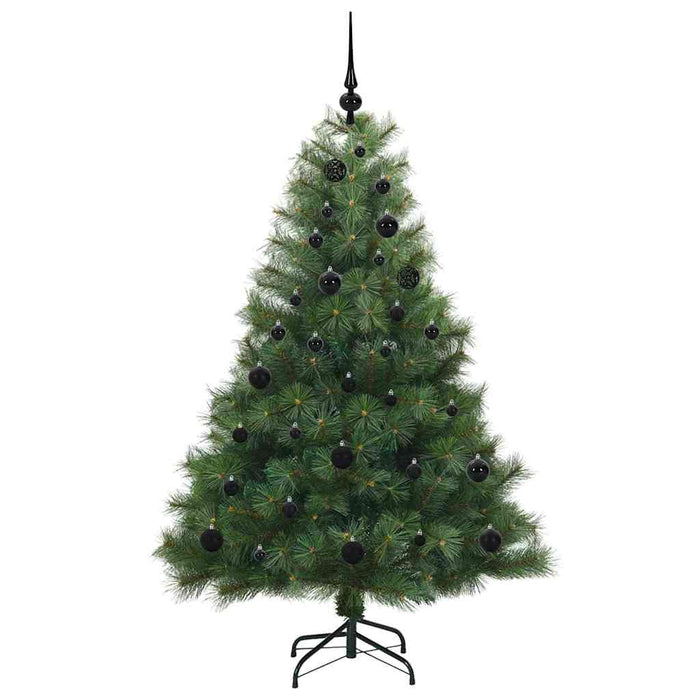 Albero di Natale artificiale con 150 LED Verde 150 cm PE e PVC 3397771