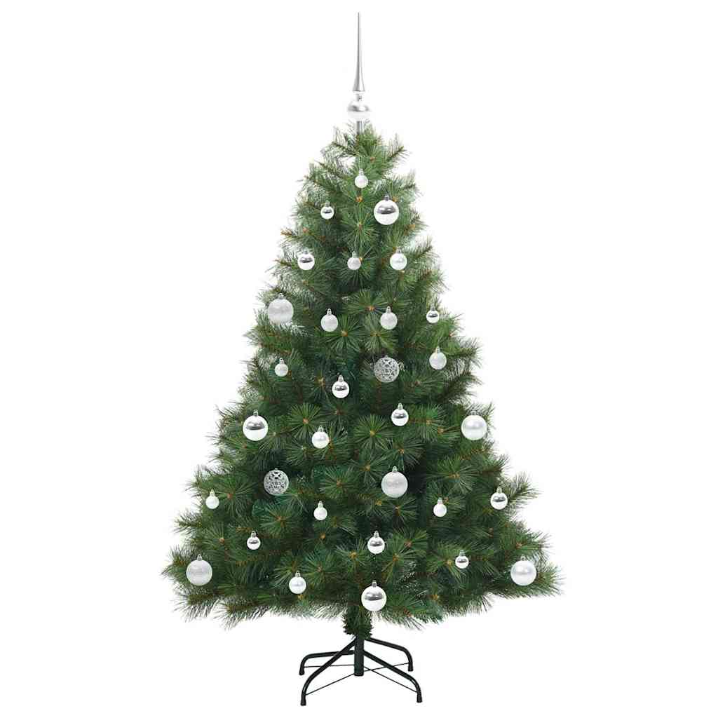 Albero di Natale artificiale con 150 LED Verde 150 cm PE e PVC 3397775