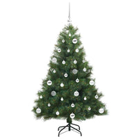 Albero di Natale artificiale con 150 LED Verde 150 cm PE e PVC 3397775