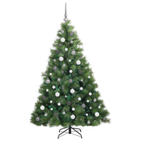 Albero di Natale artificiale con 300 LED Verde 180 cm PE e PVC 3397782