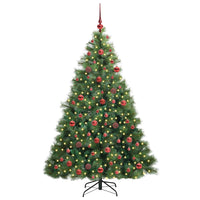 Albero di Natale artificiale con 300 LED Verde 180 cm PE e PVC 3397783