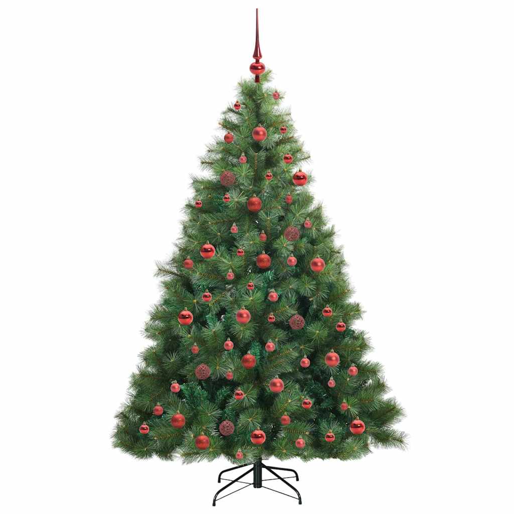Albero di Natale artificiale con 300 LED Verde 180 cm PE e PVC 3397783