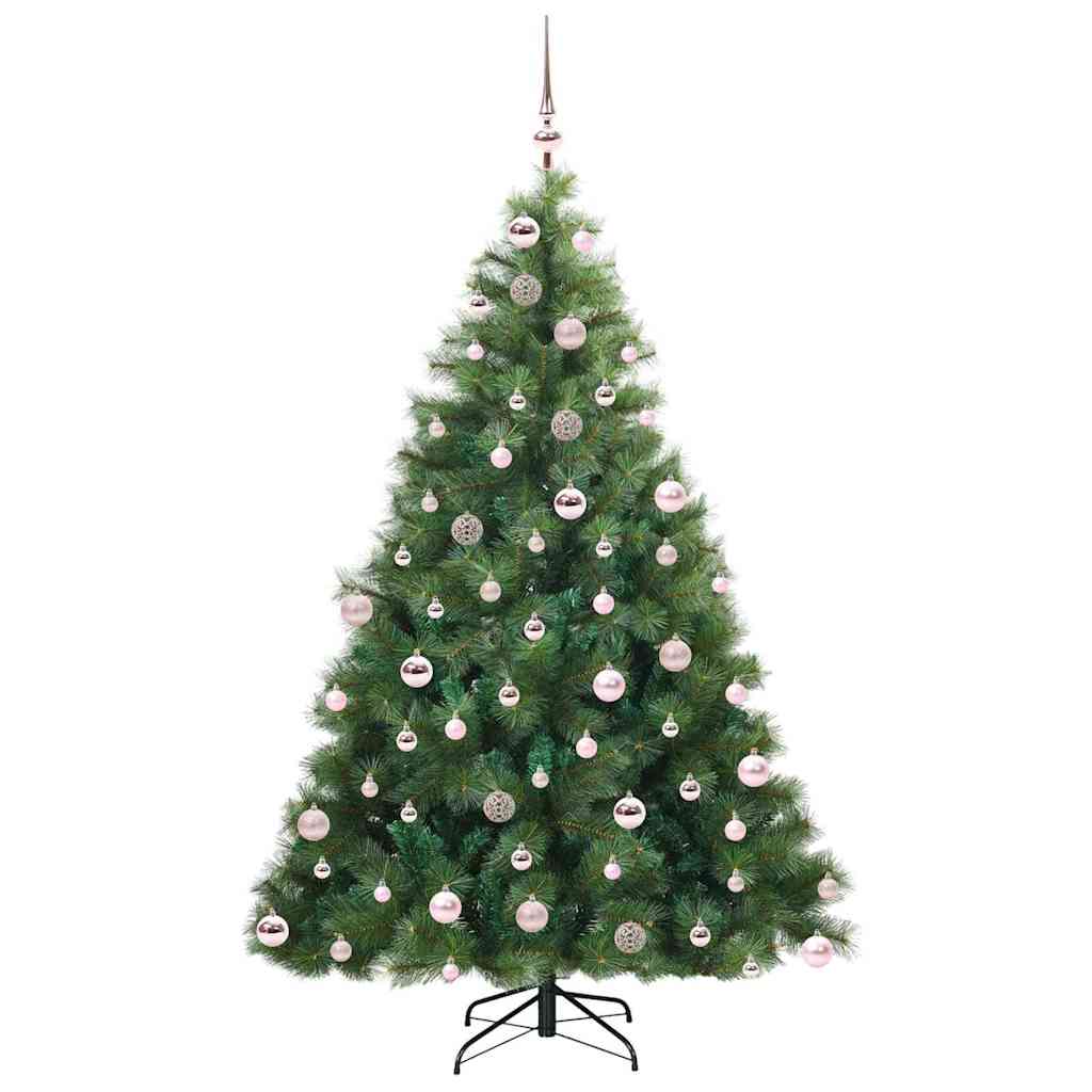 Albero di Natale artificiale con 300 LED Verde 180 cm PE e PVC 3397785