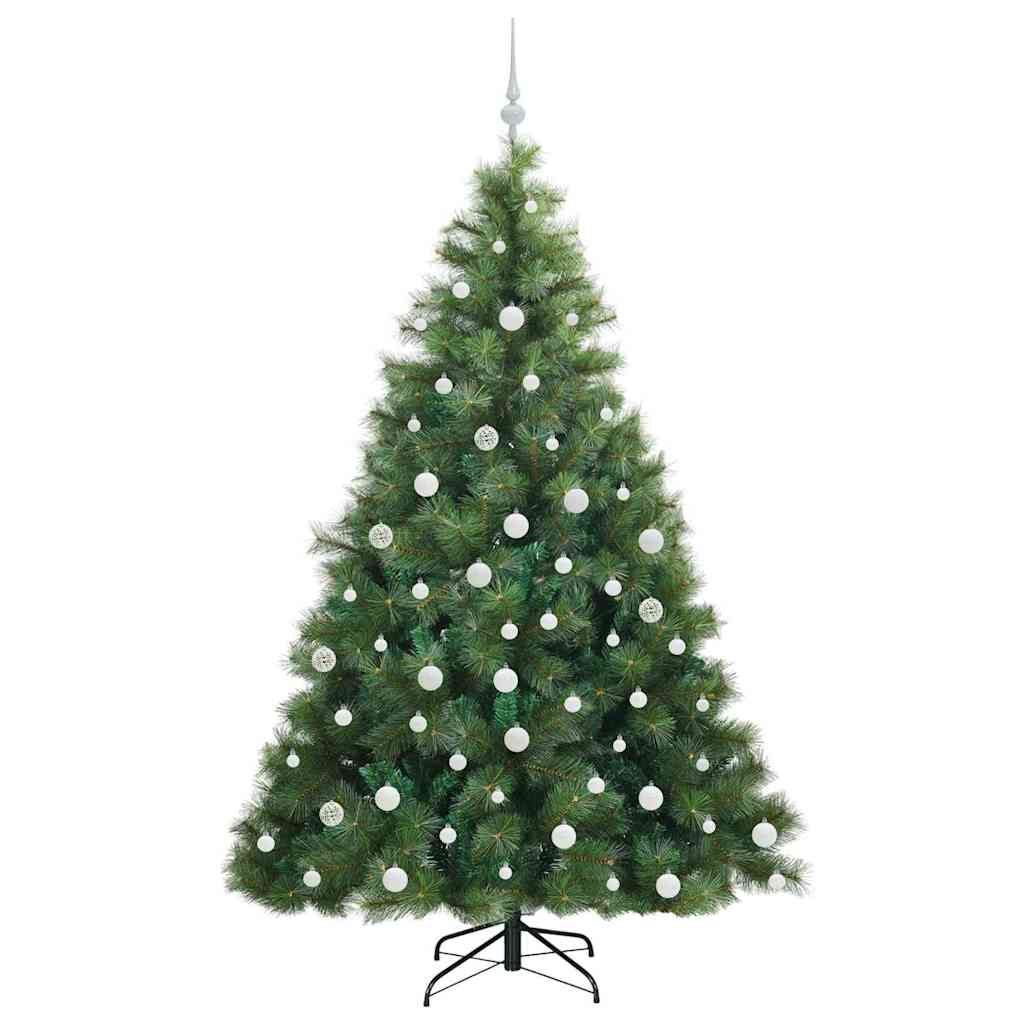 Albero di Natale artificiale con 300 LED Verde 180 cm PE e PVC 3397786